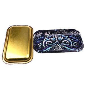 Bandeja de hojalata personalizada al por mayor para accesorios de tabaco, hierbas y fumar, ideal para servir - Product Image 4