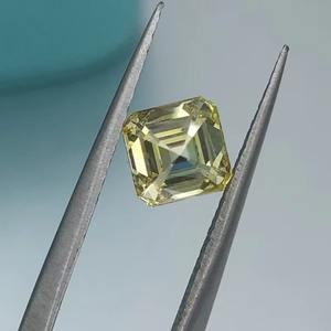 IGI認定HPHT CVDラボ栽培ダイヤモンド0.5ct 1ct 1.5ct 2.0ct 3ctファンシーイエローカラールースVVS 3EXダイヤモンド - Product Image 3