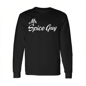 Camiseta de manga larga Mr Spice Guy, color negro, unisex, talla mediana para adultos - Product Image 2