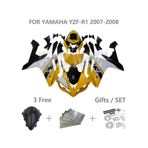 ชุดแต่งแฟริ่งมอเตอร์ไซค์ ทำจากพลาสติก ABS สำหรับ YAMAHA YZF R1 ปี 2007-2008 YZF-R1 ชุดแต่งแฟริ่งแบบกำหนดเอง รุ่น Y1007-112a - Product Image 1