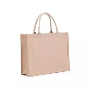 Customized Burlap Bags Large Capacity Colorful Handbags Reusable Burlap Bags