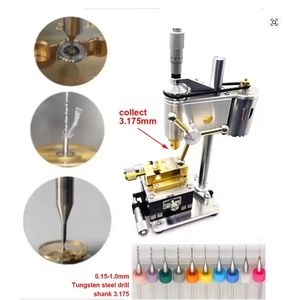 Outils <span class=keywords><strong>de</strong></span> montreur : Mini perceuse <span class=keywords><strong>de</strong></span> table miniature 100-240V 3.175mm, avec fonction <span class=keywords><strong>de</strong></span> positionnement <span class=keywords><strong>de</strong></span> précision et vitesse réglable, pour la réparation <span class=keywords><strong>de</strong></span> montres - Product Image 2