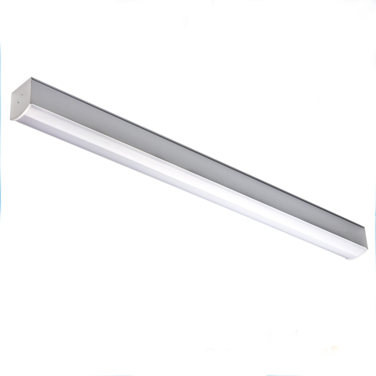 Aluminum Body 40W 60W 80W Led Linear Ceiling Light 4ft 5ft 8ft Suspended Pendant Lighting Led Tube Light Office Dimmable 5-Year