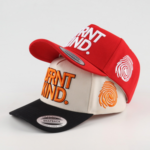 BSCI Factory Custom a Frame 5 Panel Polyester Hat 3D Embroidery Puff Logo Structured Dad Cap High Quality Baseball Cap - Product Image 1