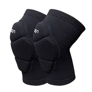 Принт с логотипом для занятий йогой Баскетбол волейбол пены мягкая подушка для Поддержи накладка на колено компрессионный бандаж на колено