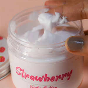 Nhà máy trực tiếp OEM ca cao bơ kem dưỡng da cơ thể giá cả tuyệt vời dâu tây bong bóng trứng cá râu Kem dưỡng da Spa thành phần chính bơ hạt mỡ - Product Image 3
