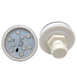 Lumière ponctuelle LED RGB E14 60MM 24V, Lampe Cabochon pour Manèges, Décorations Extérieures, IP65, Parcs d'Attractions, Plastique - Product Image 1