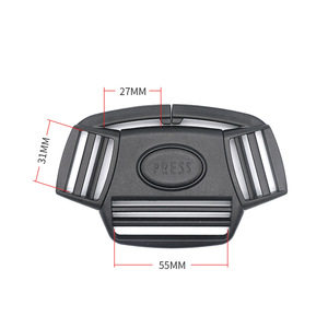 Hebilla de seguridad de plástico de cinco puntos A133 para cochecitos y tronas, sujetador ligero para asientos infantiles - Product Image 3