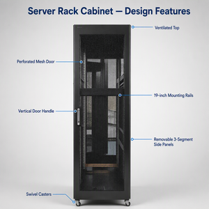 Armoire de serveur pour salle informatique et centre de données, personnalisable - Product Image 6
