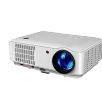 Cinéma maison portable 1080p 4K Full Super Clear Mini projecteur LED pour cinéma maison, bureau, réunion, jeux vidéo