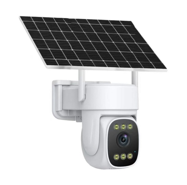 2MP Outdoor With Sim Card Solar Security Camera 4G With Battery Solar Powered Wireless Cctv Camera