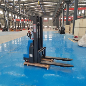 Carretilla elevadora eléctrica pequeña <span class=keywords><strong>de</strong></span> 1,5 toneladas y 2 toneladas con apilador <span class=keywords><strong>de</strong></span> paletas <span class=keywords><strong>de</strong></span> 1 tonelada y 1,2 toneladas, precio bajo para uso doméstico, granjas, restaurantes, tiendas <span class=keywords><strong>de</strong></span> alimentos - Product Image 4