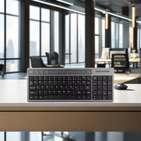 Penjualan terlaris Keyboard diprogram 89-tombol kustom OEM untuk sistem POS ritel Register uang tunai