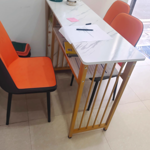 Mailing <b>Table</b> and Chair Set Simple and Economical <b>Table</b> for <b>Nail</b> Salons Japanese-style Single or Double Person <b>Nail</b> Work <b>Tables</b> - Product Image 4