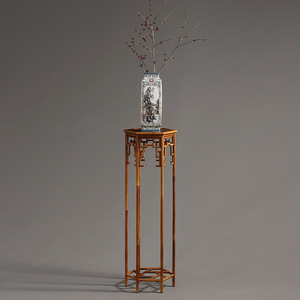 Soporte para Flores de Bambú Hecho a Mano, Estilo Ming, Decoración para el Hogar - Product Image 1