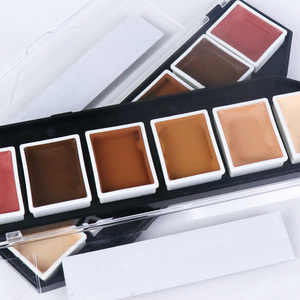 Palette de peinture corporelle activée à l'alcool, 6 couleurs, tons chair, pour tatouage temporaire et <span class=keywords><strong>maquillage</strong></span> corporel - Product Image 2