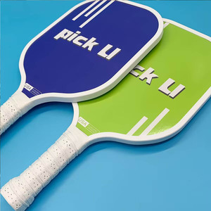 Raqueta de Pádel de Madera de Álamo de 7 Capas con Rayas Verdes, Raqueta Especial para Pádel al Aire Libre - Product Image 6