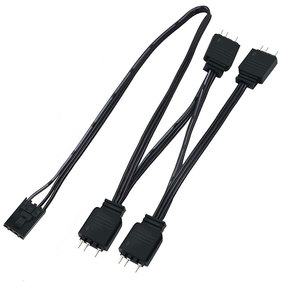 Cable de Extensión Angitu 1007 de 24 AWG, Recubierto de Estaño, Aislamiento de PVC, 300 mm, HD LL120 <span class=keywords><strong>140</strong></span>, Ventilador a 5V, 3 Pines, ARGB - Product Image 3