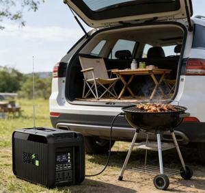 สถานีไฟฟ้าพกพา SUPER 1000W/2000W สำหรับการตั้งแคมป์กลางแจ้ง รถบ้าน กรณีฉุกเฉินที่บ้าน และการใช้ชีวิตแบบออฟกริด - Product Image 2