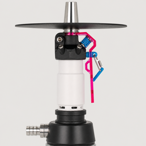 Chicha de style grenade en acier inoxydable premium 42 cm, avec base en verre et un seul tuyau, ensemble complet, coffret cadeau, pour bars et salons, vente en gros - Product Image 4