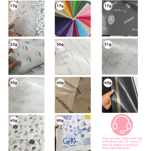 SHINY Wholesalers Custom Competitive Price Plain Gift Wrapping <strong>Paper</strong> With Logo <strong>Paper</strong> for Clothes Gift Shoes Packaging - Product Image 4