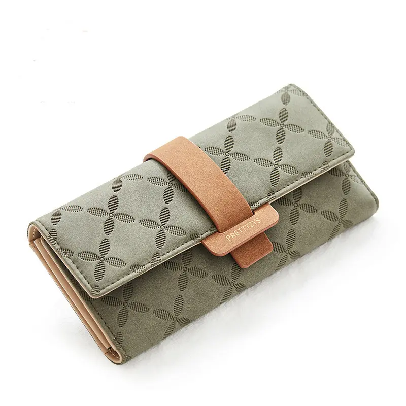 Leather Wallet for Women Large Capacity RFID Blocking Trifold Ladies Credit Card Holder Women's Wallet Clutch Organizer