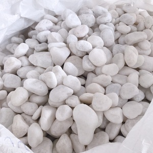 Hot Sale Natural Color Snow White Tumbled Cobble Pebble <b>Stone</b> Polished and Round for Landscape and Garden Decoration - Product Image 3