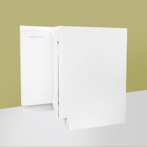 Free Shipping In USA Warehouse Wholesale Lazy Susan <b>Corner</b> Base <b>Cabinet</b> Modern White <b>Corner</b> Kitchen <b>Cabinet</b> For Remodelers - Product Image 1