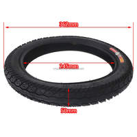 Pneu extérieur 14 pouces avec chambre à air en butyle 14x2.125 pour Ninebot One S2 A1 pour de nombreux scooters électriques à essence E-Bike Monocycle Tyre