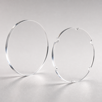 Lunette de visée pour arc à tir à l'arc, série de lentilles grossissantes 4x/6x/8x, diamètre 35/45/48/54mm, accessoires de tir de haute qualité en résine