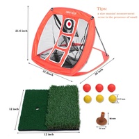 Prix usine Pliable Golf Chipping Pratique Net Aides À La Formation Multicolore Portable Pop Up Golf Practice Net Pour L'arrière-cour