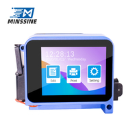 Mini imprimante à jet d'encre portable automatique Résolution 600dpi Encre à séchage rapide Code Dater portable avec garantie d'un an