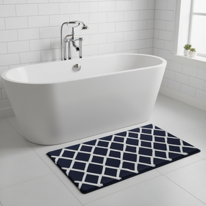 Alfombra de Baño de Microfibra con Diseño Moderno y Minimalista, Rectangular y Reversible - Product Image 2