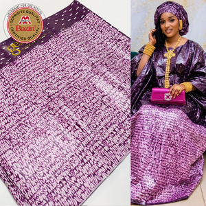 Tissu Bazin Riche Africain Imprimé Direct Usine 2026 – Matière <span class=keywords><strong>de</strong></span> Couture Originale Nigériane pour Femmes, Ne Se Décolore Pas Après Lavage - Product Image 5