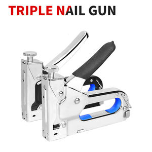 3in1 실내 장식품 강한 손 못 천장 목제 목공 짜맞추는 요소 나무를 위한 수동 강철 못 총 기관총 - Product Image 2