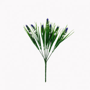 Bouquet de <span class=keywords><strong>lavande</strong></span> artificielle à sept têtes, style herbe de printemps, <span class=keywords><strong>en</strong></span> <span class=keywords><strong>pot</strong></span>, pour décoration de mariage, produit transfrontalier très vendu - Product Image 5