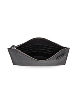 Tas tangan kulit PU pria, tas tangan pria, kulit PU, anti air, tas ponsel bisnis, dompet koin tanpa Logo