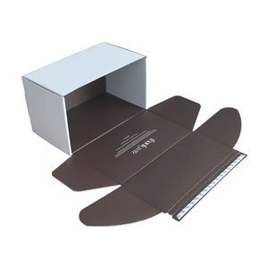 Custom Logo Printed Corrugated <strong>Shipping</strong> <strong>Boxes</strong> Adhesive Tear Strip Self Sealing Mailer Box - Product Image 2