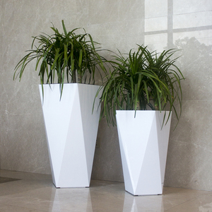 Bán Buôn Thiết Kế Hiện Đại Nhựa Trang Trí Vườn Trồng & Chậu Hoa Lớn Trong Nhà Sử Dụng Giá Rẻ Giá Hoa/Màu Xanh Lá Cây Hình Dạng Nhà Máy - Product Image 4