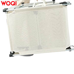 Tumbona Plegable Woqi 190x58x28cm con Respaldo Ajustable, Transpirable, para Uso en Exteriores, Playa, Jardín y Terraza - Product Image 1