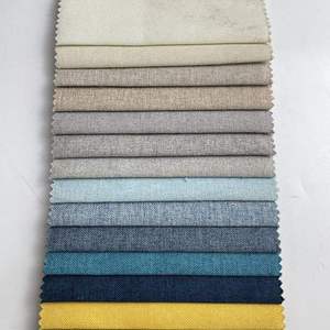 Tela de tapicería para sofá tipo lino al por mayor, servicio personalizado OEM ODM para decoración de sofás y sillas - Product Image 5