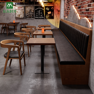 Conjunto de Mesa y Sillas de Madera Moderna Contemporánea, No Plegable, <span class=keywords><strong>para</strong></span> Restaurante, Bistro, <span class=keywords><strong>Muebles</strong></span> de Comedor Ecológicos <span class=keywords><strong>para</strong></span> Cafeterías y Salones de Té - Product Image 3