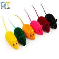 Rato de brinquedo interativo de plástico, rato de brinquedo falante de pvc multicolorido para animais de estimação