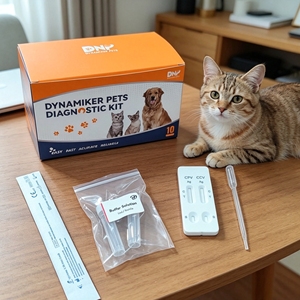 DYNAMIKER PETS Test rapide combiné d'anticorps Ehrlichia/Leishmania de bonne qualité, kit de diagnostic pour maladies canines EHR/LSH, test en 5-10 minutes, valable 2 ans - Product Image 1