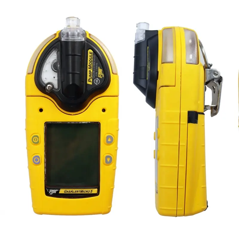 BW GasAlertMicro5 5-in-1 Portable Multi Gas Detector M5 Infrared CO2 Detector M5-XWAY-R-D-D-Y-C-00