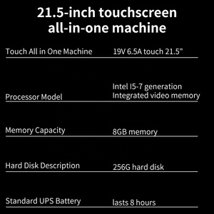 Chạm vào tất cả trong một máy Máy tính màn hình cảm ứng 21.5 inch với pin lithium tiêu chuẩn kéo dài 8 giờ - Product Image 5