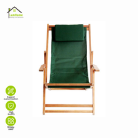 Silla de Playa Plegable de Madera con Logotipo Personalizado al por Mayor, Diseño Tradicional, Muebles de Exterior para Uso en Playa y Piscina, China