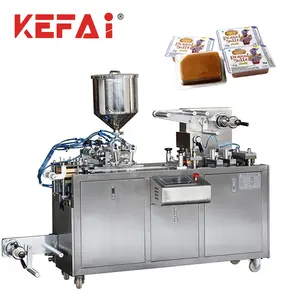 KEFAI High Quality Small Automatic Peabut Butter Sauce Mini Blister Filling Packing Machine
