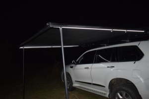 Auvent latéral à installation rapide pour SUV, en tissu Oxford Ripstop 600D, avec éclairage intégré sur rail, pour le <span class=keywords><strong>camping</strong></span> tout-terrain - Product Image 5