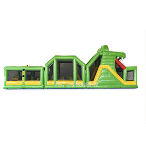 Carrera de obstáculos inflable divertida de alta calidad para adultos y niños Castillo inflable popular - Product Image 2